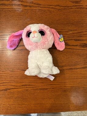 TY beanie boo stuffed animal dog named cookie